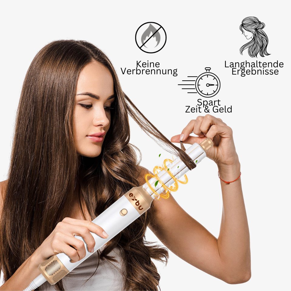 Deutschlands Nr.1 Haarstyler! eybu Glätten, Föhnen & Locken in einem
