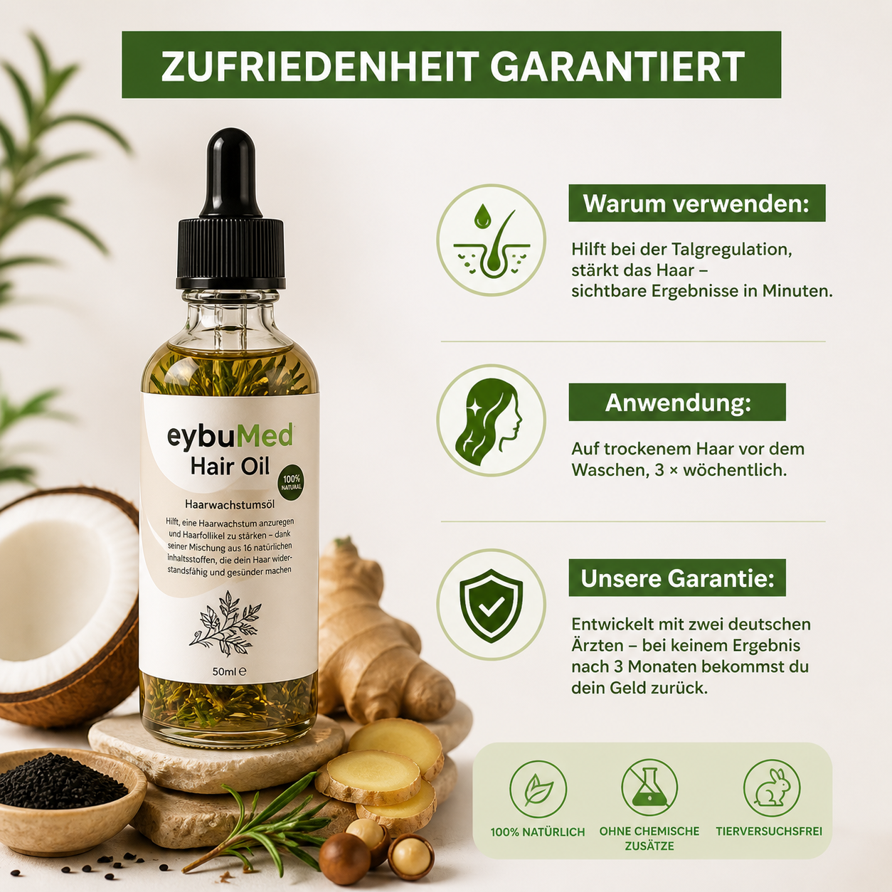 EybuMed Natürliches Haaröl